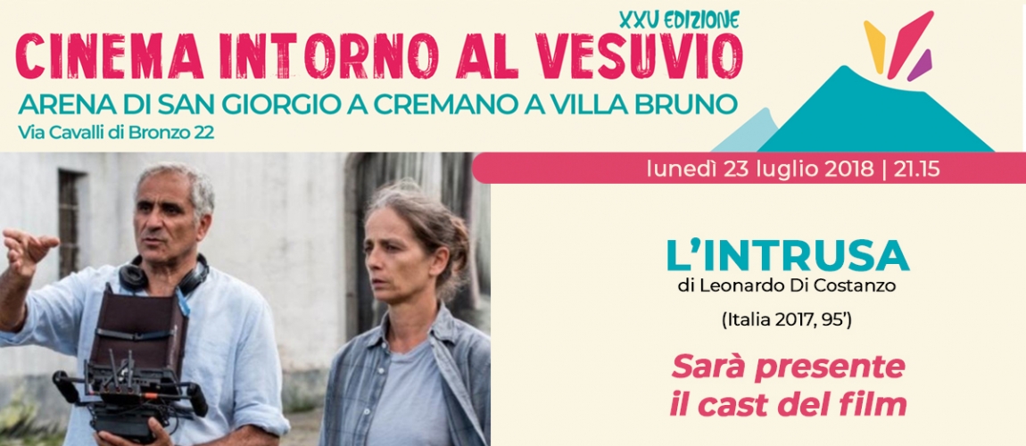 Il cast del film L'INTRUSA all'Arena di San Giorgio a Cremano