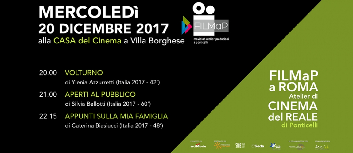 FILMaP alla Casa del Cinema di Roma