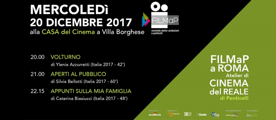 FILMaP alla Casa del Cinema di Roma